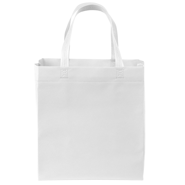 USA Made Non-Woven Tote Bag with 1"W x 17" long handles.... from ASI 37940 Bag Makers Inc