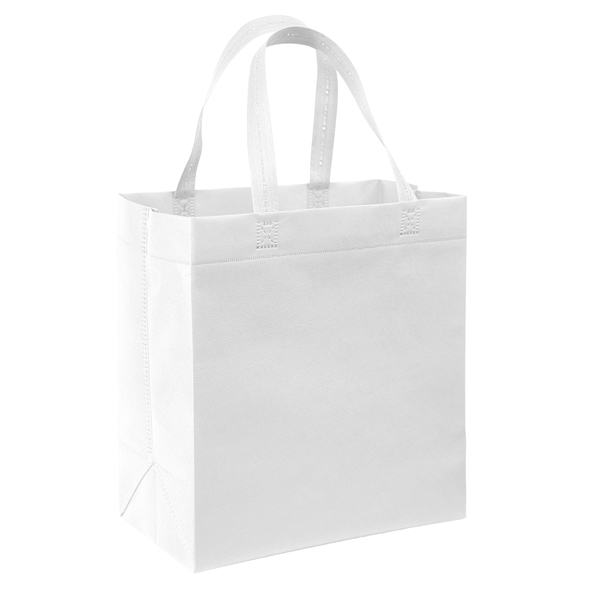 USA Made Non-Woven Tote Bag with 1"W x 17" long handles.... from ASI 37940 Bag Makers Inc