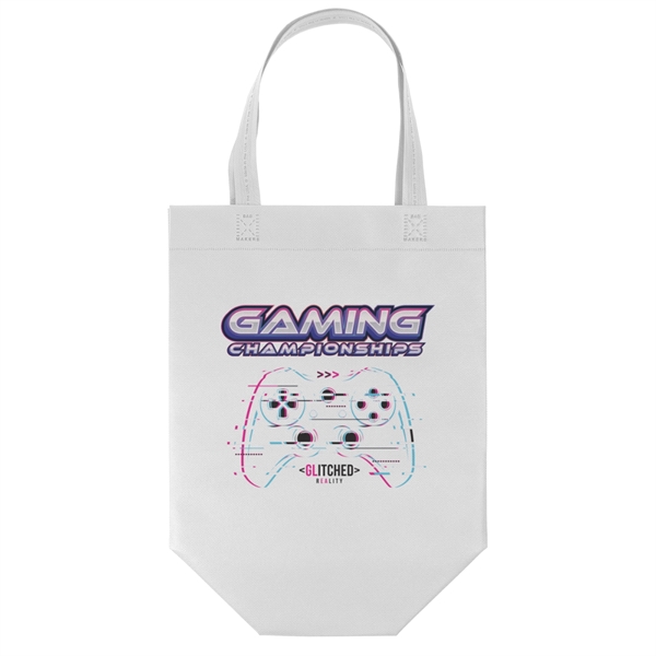 USA Made Non-Woven Tote Bag with 1"W x 17" long handles.... from ASI 37940 Bag Makers Inc