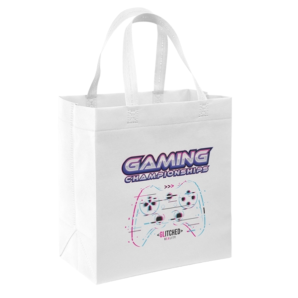 USA Made Non-Woven Tote Bag with 1"W x 17" long handles.... from ASI 37940 Bag Makers Inc