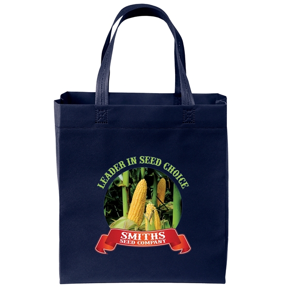 USA Made Non-Woven Tote Bag with 1"W x 17" long handles.... from ASI 37940 Bag Makers Inc