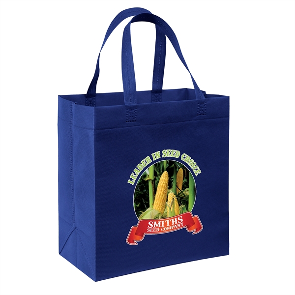 USA Made Non-Woven Tote Bag with 1"W x 17" long handles.... from ASI 37940 Bag Makers Inc