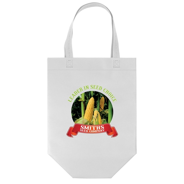 USA Made Non-Woven Tote Bag with 1"W x 17" long handles.... from ASI 37940 Bag Makers Inc