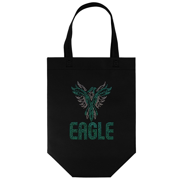 USA Made Non-Woven Tote Bag with 1"W x 17" long handles.... from ASI 37940 Bag Makers Inc