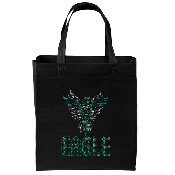 USA Made Non-Woven Tote Bag with 1"W x 17" long handles.... from ASI 37940 Bag Makers Inc