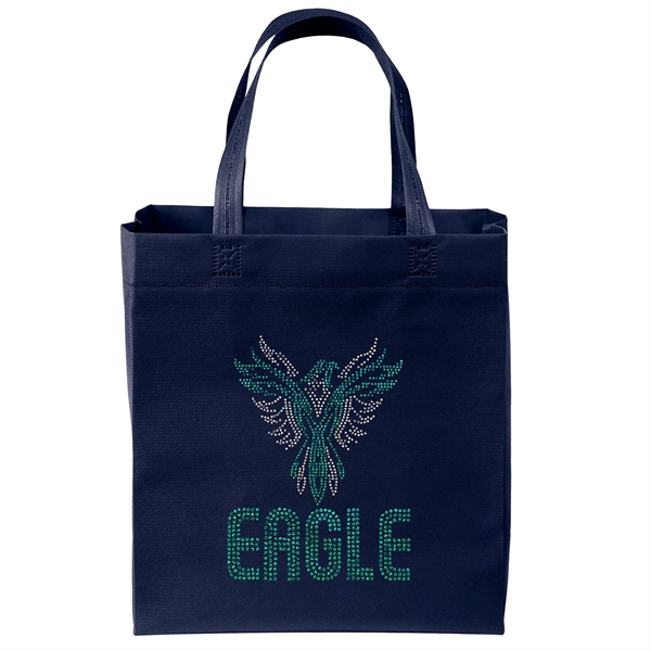 USA Made Non-Woven Tote Bag with 1"W x 17" long handles.... from ASI 37940 Bag Makers Inc