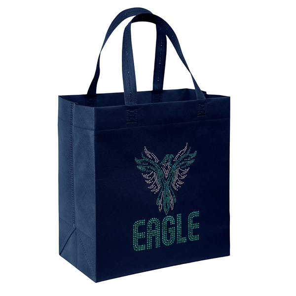 USA Made Non-Woven Tote Bag with 1"W x 17" long handles.... from ASI 37940 Bag Makers Inc