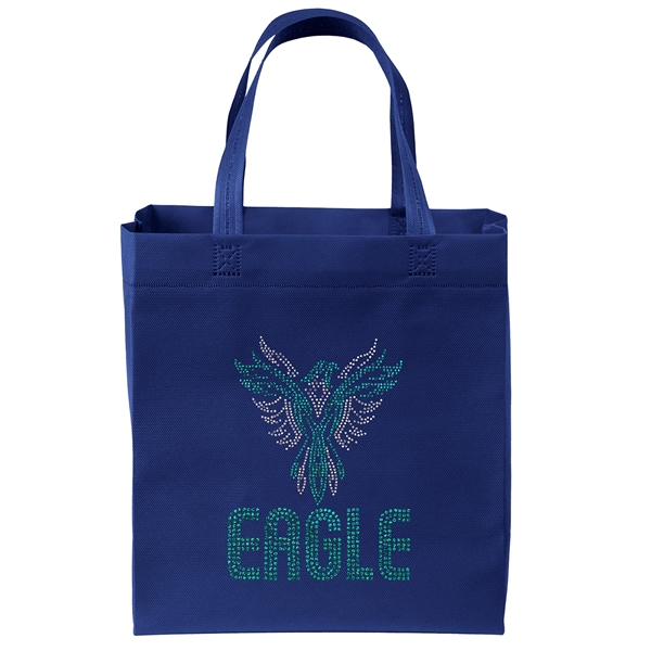 USA Made Non-Woven Tote Bag with 1"W x 17" long handles.... from ASI 37940 Bag Makers Inc