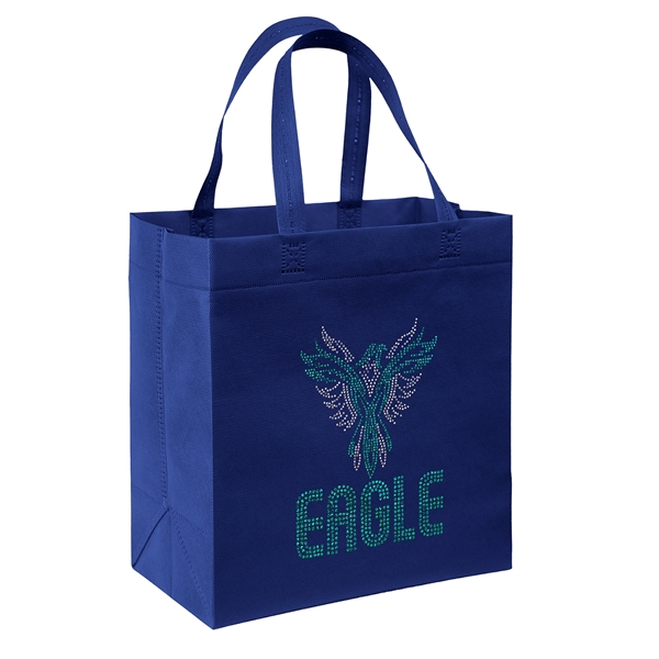 USA Made Non-Woven Tote Bag with 1"W x 17" long handles.... from ASI 37940 Bag Makers Inc