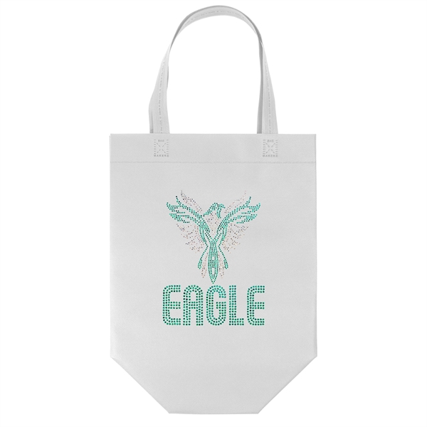 USA Made Non-Woven Tote Bag with 1"W x 17" long handles.... from ASI 37940 Bag Makers Inc