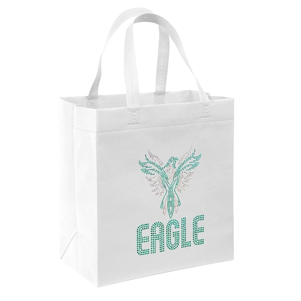 USA Made Non-Woven Tote Bag with 1"W x 17" long handles.... from ASI 37940 Bag Makers Inc