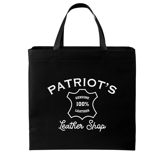 USA Made Non-Woven Tote Bag with 1 1/4"W x 19" long... from ASI 37940 Bag Makers Inc
