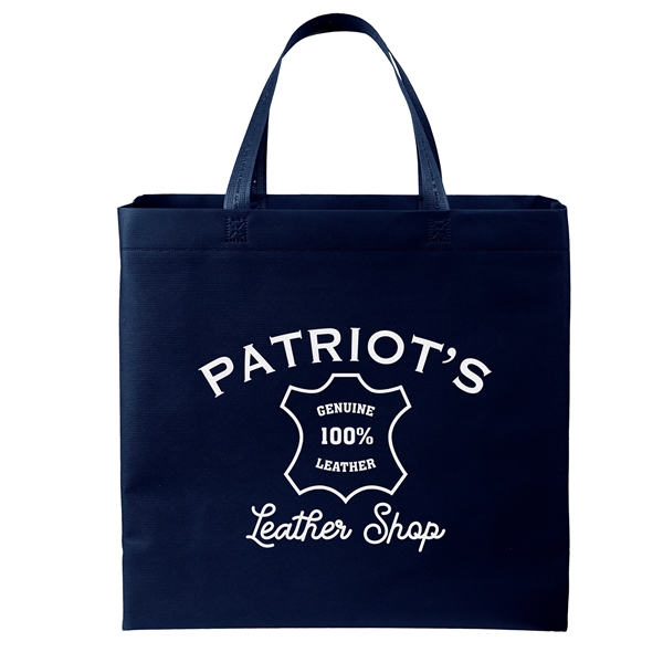 USA Made Non-Woven Tote Bag with 1 1/4"W x 19" long... from ASI 37940 Bag Makers Inc