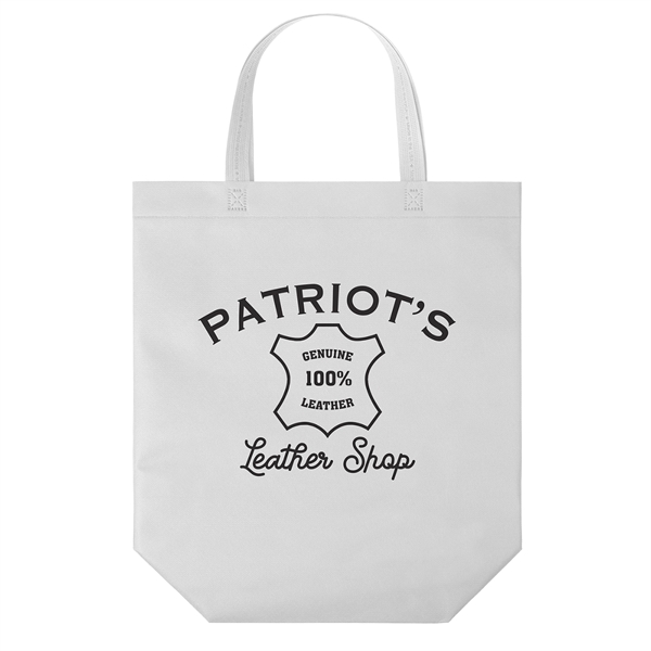 USA Made Non-Woven Tote Bag with 1 1/4"W x 19" long... from ASI 37940 Bag Makers Inc