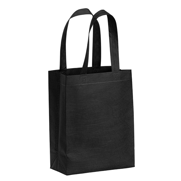 Eco-friendly, recyclable R-PET Non-Woven Tote with 1" W x 14" long... from ASI 37940 Bag Makers Inc