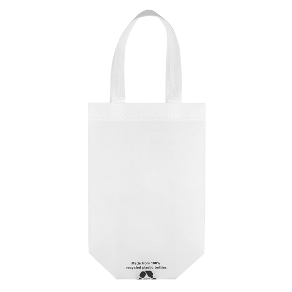 Eco-friendly, recyclable R-PET Non-Woven Tote with 1" W x 14" long... from ASI 37940 Bag Makers Inc