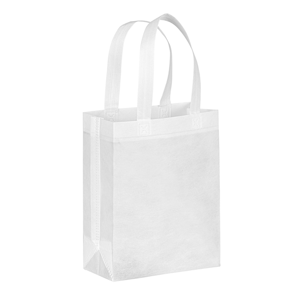Eco-friendly, recyclable R-PET Non-Woven Tote with 1" W x 14" long... from ASI 37940 Bag Makers Inc