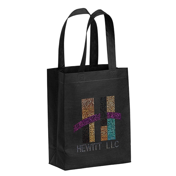 Eco-friendly, recyclable R-PET Non-Woven Tote with 1" W x 14" long... from ASI 37940 Bag Makers Inc