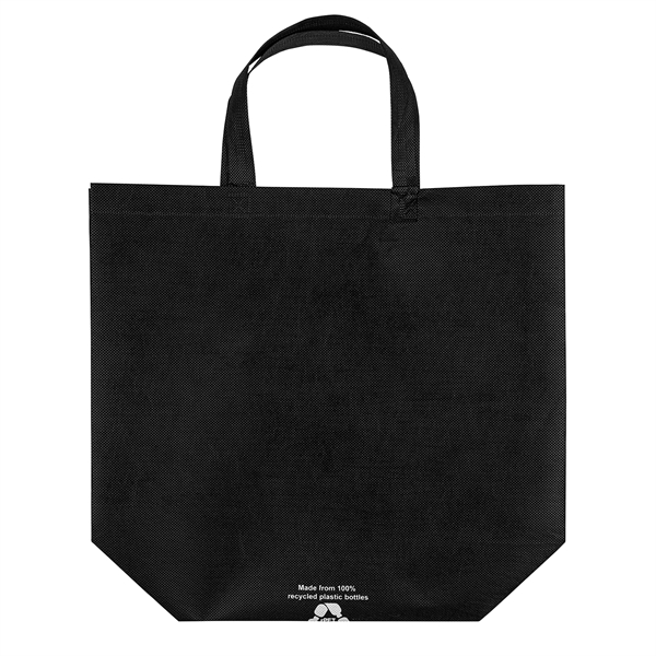 Eco-friendly, R-PET Non-Woven Tote with 1" W x 14" long handles.... from ASI 37940 Bag Makers Inc