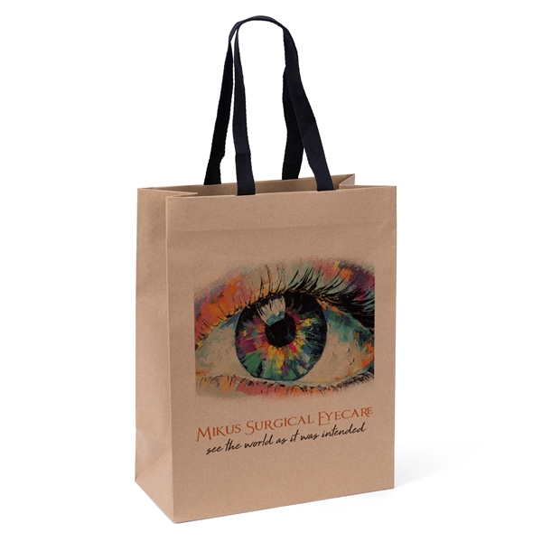 Environmentally-friendly 120 GSM Woven Handle Eurotote with 3/4" W x 14"... from ASI 37940 Bag Makers Inc