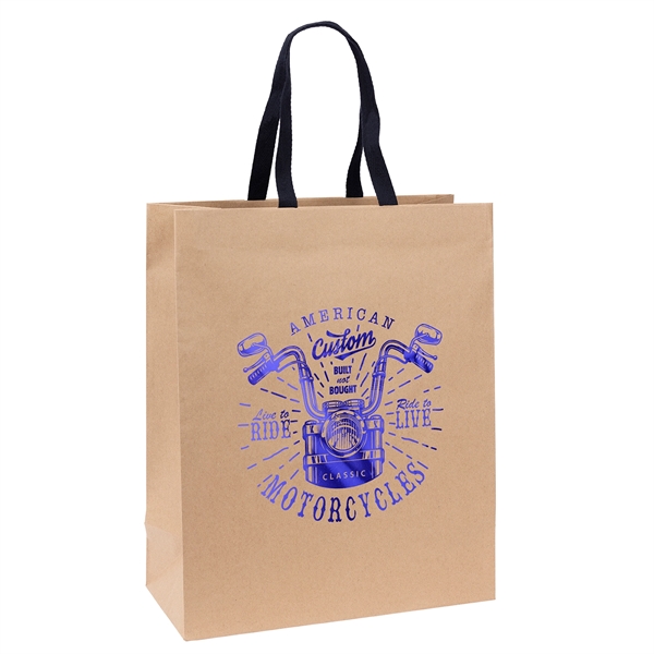 Environmentally-friendly 120 GSM Woven Handle Eurotote with 3/4" W x 14"... from ASI 37940 Bag Makers Inc