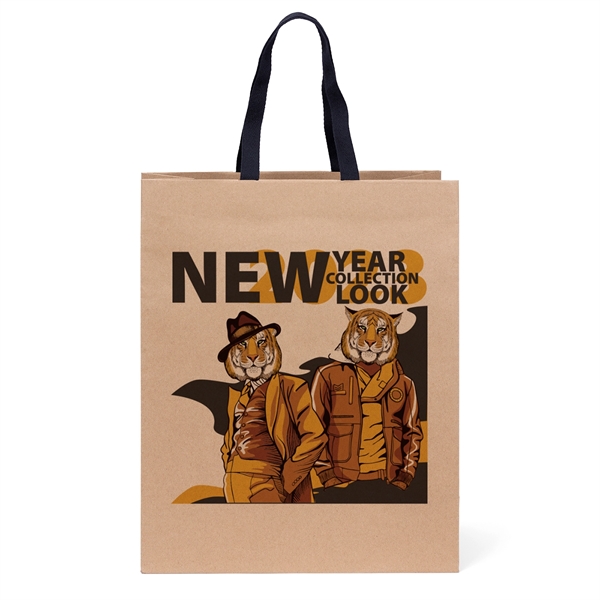 Environmentally-friendly 120 GSM Woven Handle Eurotote with 3/4" W x 14"... from ASI 37940 Bag Makers Inc