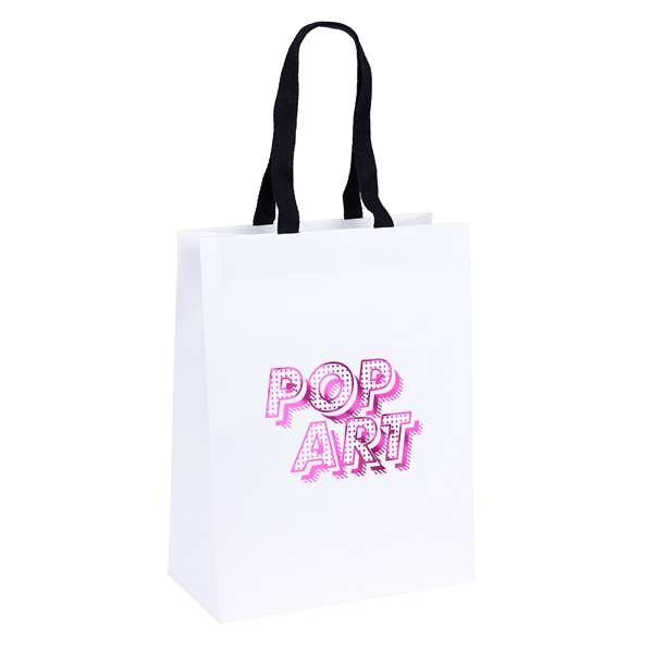 120 GSM Woven Handle White Eurotote with 3/4" W x 14"... from ASI 37940 Bag Makers Inc