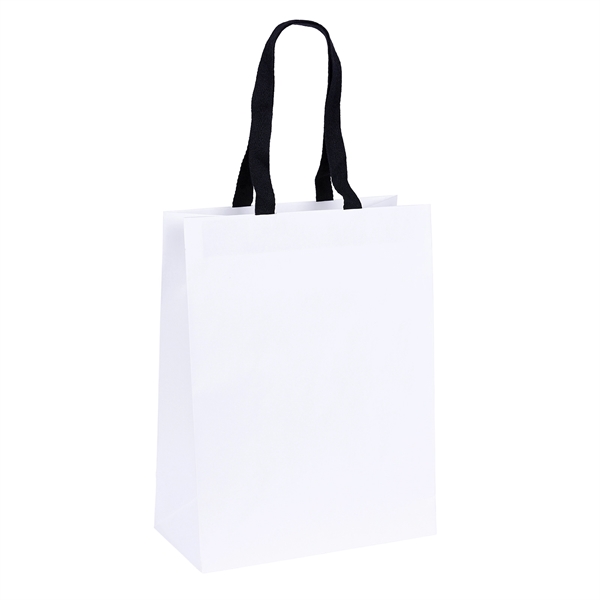 120 GSM Woven Handle White Eurotote with 3/4" W x 14"... from ASI 37940 Bag Makers Inc