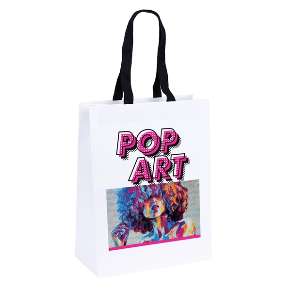 120 GSM Woven Handle White Eurotote with 3/4" W x 14"... from ASI 37940 Bag Makers Inc