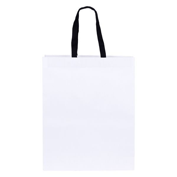 120 GSM Woven Handle White Eurotote with 3/4" W x 14"... from ASI 37940 Bag Makers Inc