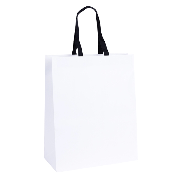 120 GSM Woven Handle White Eurotote with 3/4" W x 14"... from ASI 37940 Bag Makers Inc