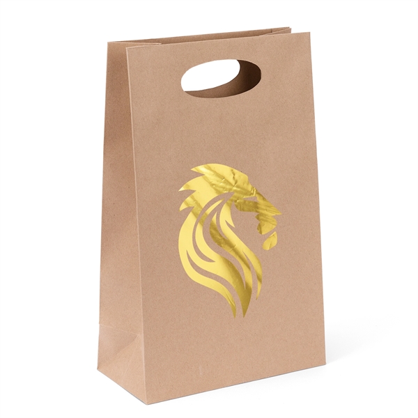 140 GSM Eco Die Cut Shopper bag with die cut handles.... from ASI 37940 Bag Makers Inc