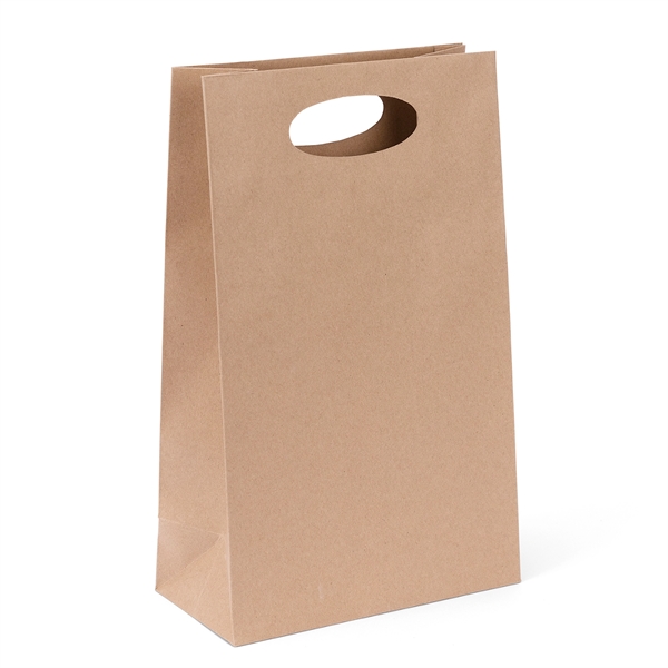 140 GSM Eco Die Cut Shopper bag with die cut handles.... from ASI 37940 Bag Makers Inc
