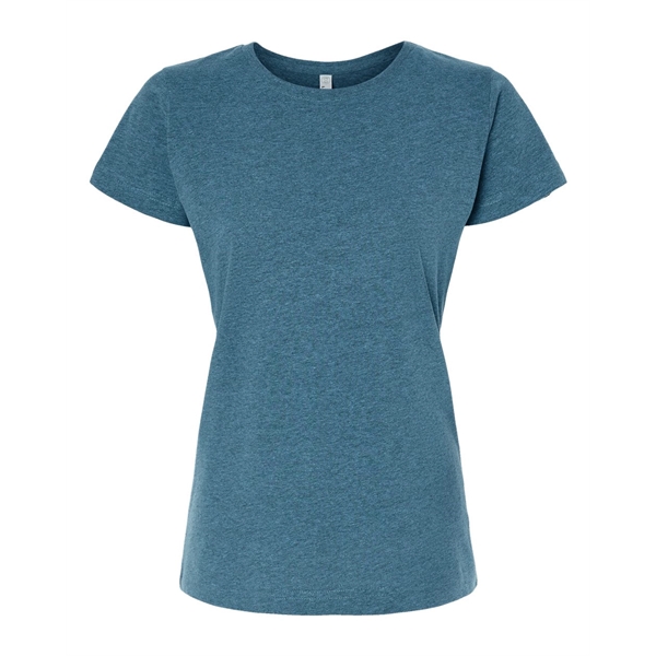 Women's fine jersey longer length T-shirt. Blank product.... from ASI 84358 S&S Activewear