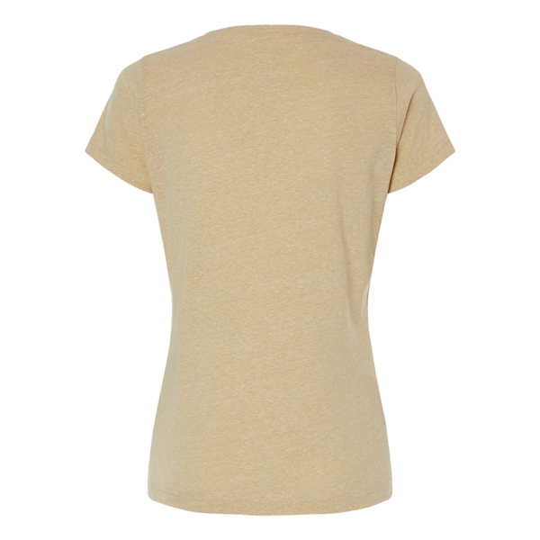 LAT Women's Harborside Melange V-Neck T-Shirt... from ASI 84358 S&S Activewear