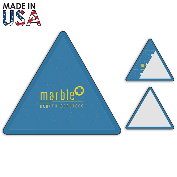 Triangular acrylic jigsaw puzzle delivers rounded corners and full-color decoration, including... from ASI 91411 Toddy Gear