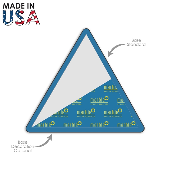 Triangular acrylic jigsaw puzzle delivers rounded corners and full-color decoration, including... from ASI 91411 Toddy Gear