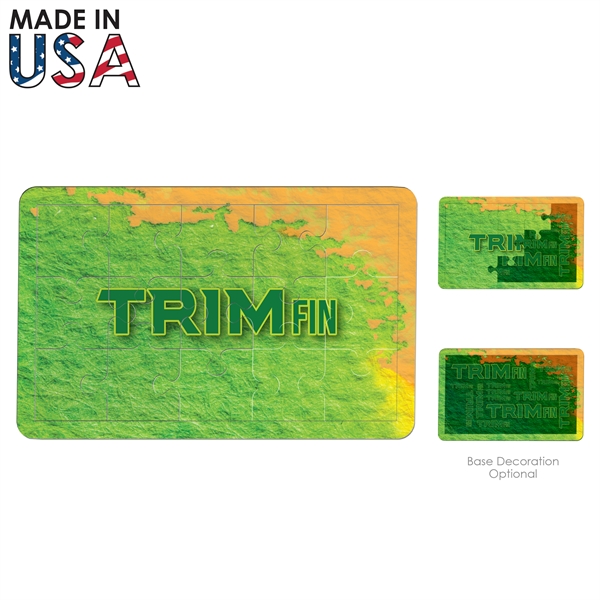 Rectangle acrylic jigsaw puzzle takes the love of brain teasers to... from ASI 91411 Toddy Gear