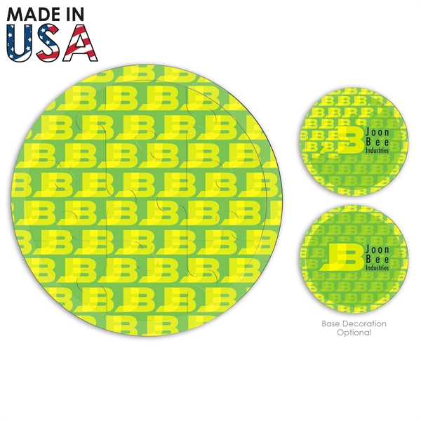 This acrylic promotional round jigsaw puzzle features full-color decoration and a... from ASI 91411 Toddy Gear