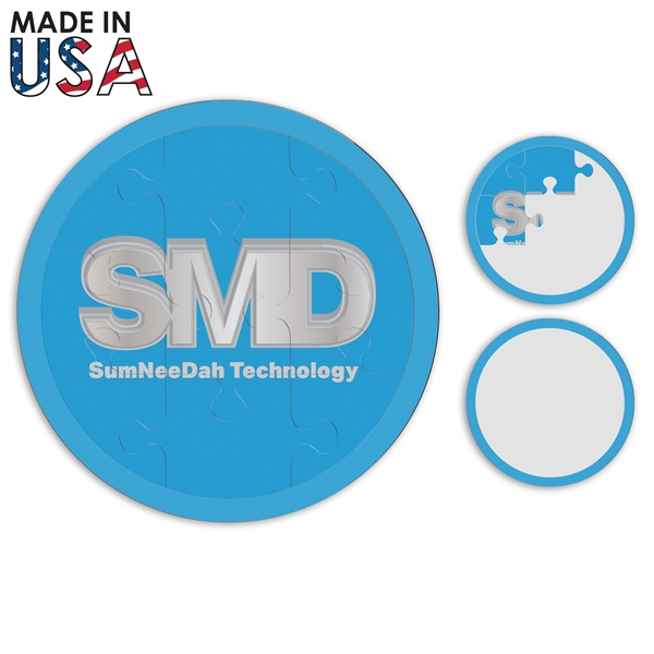 This acrylic promotional round jigsaw puzzle features full-color decoration and a... from ASI 91411 Toddy Gear