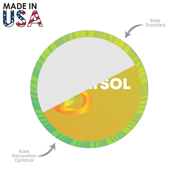 round jigsaw puzzle has a rounded exterior shape and a unique... from ASI 91411 Toddy Gear