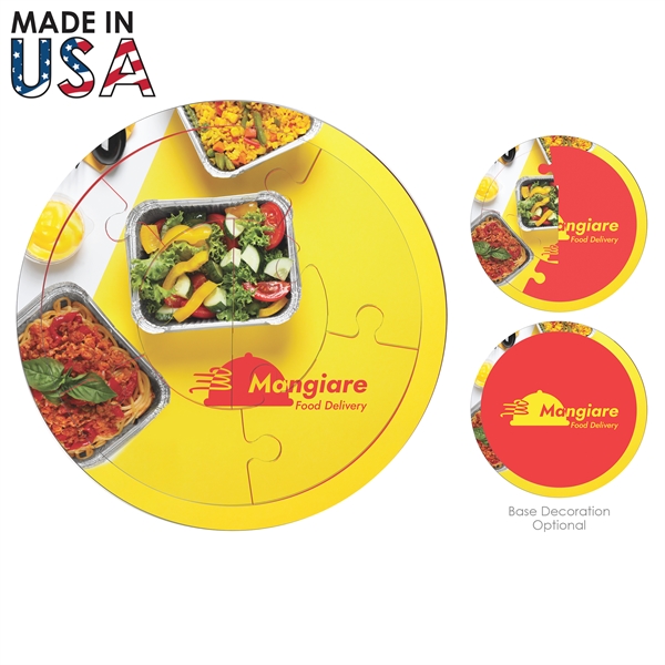 round jigsaw puzzle has a rounded exterior shape and a unique... from ASI 91411 Toddy Gear