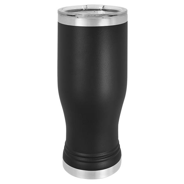 Laser-engraved insulated pilsner tumbler. Comes with a lid.... from ASI 45795 Colorguppy Printing