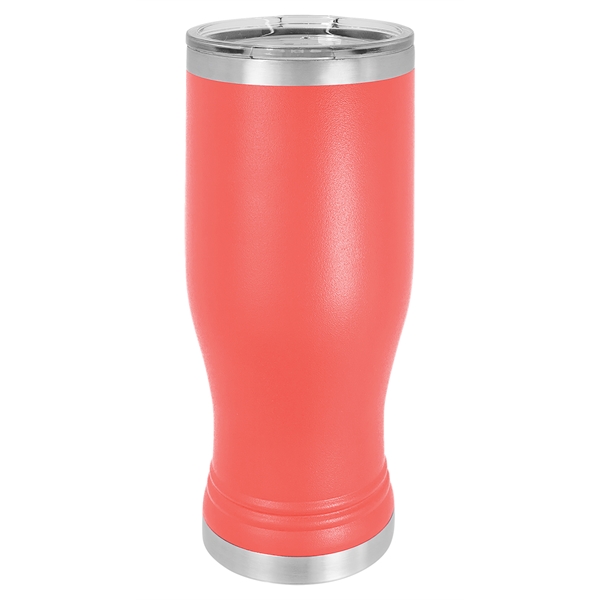 Laser-engraved insulated pilsner tumbler. Comes with a lid.... from ASI 45795 Colorguppy Printing