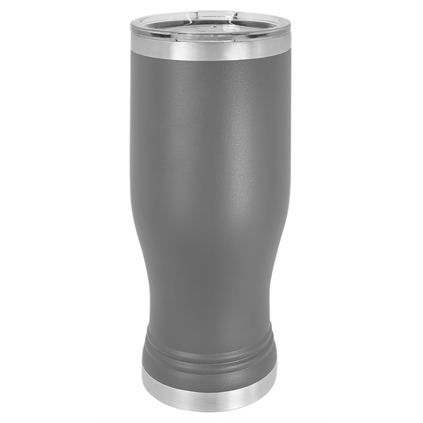 Laser-engraved insulated pilsner tumbler. Comes with a lid.... from ASI 45795 Colorguppy Printing