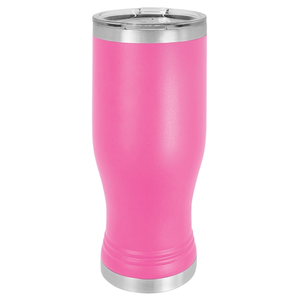 Laser-engraved insulated pilsner tumbler. Comes with a lid.... from ASI 45795 Colorguppy Printing