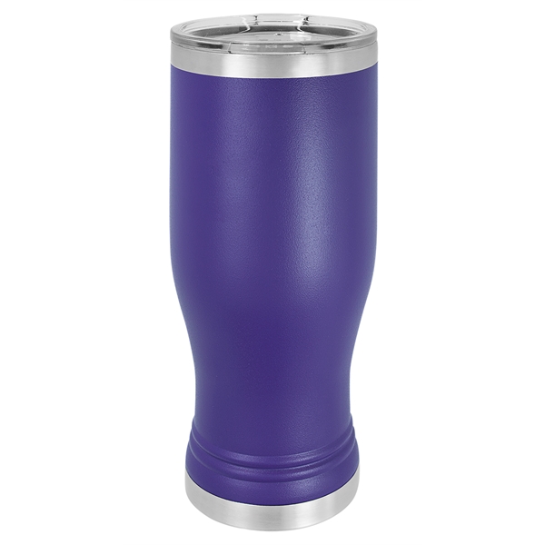 Laser-engraved insulated pilsner tumbler. Comes with a lid.... from ASI 45795 Colorguppy Printing
