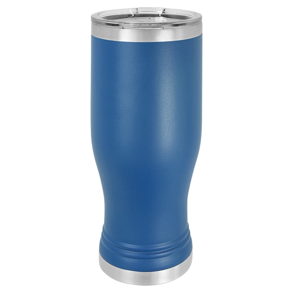 Laser-engraved insulated pilsner tumbler. Comes with a lid.... from ASI 45795 Colorguppy Printing
