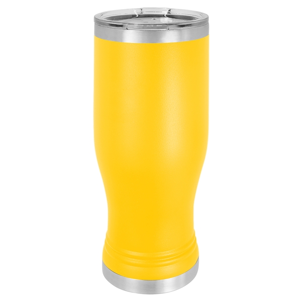 Laser-engraved insulated pilsner tumbler. Comes with a lid.... from ASI 45795 Colorguppy Printing