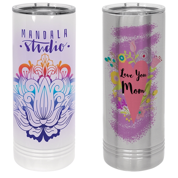 Polar Camel 22 oz. Skinny Tumbler w/ Slider Lid... from ASI 92531 Unique Custom Products / UCP